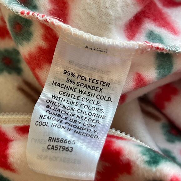 New ~NORDSTROM ~Matching Family Microfleece Hooded Jumpsuit Pajamas Size 2X - Picture 7 of 7